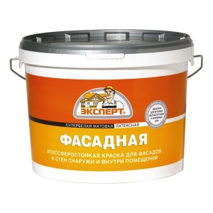 Краска фасадная Эксперт -20 С, 14 кг, шт